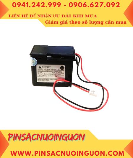 Mitsubsihi MR-BAT6VSET-A, Pin nuôi nguồn PLC Mitsubishi MR-BAT6VSET-A lithium 6v, Xuất xứ NHẬT