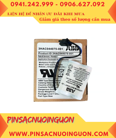 ABB Robots 3HAC044075-001/01; Pin nuôi nguồn ABB Robots 3HAC044075-001/01 lithium 7.2v_Xuất xứ Pháp