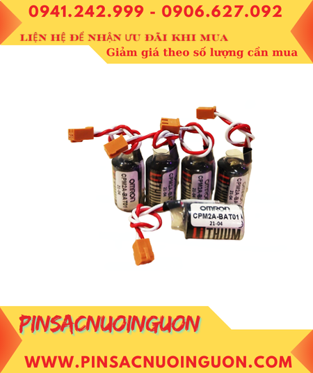 Pin CQM1H ; Pin nuôi nguồn Omron CQM1H lithium 3.6v 1/2AA 1200mAh chính hãng _Xuất xứ NHật