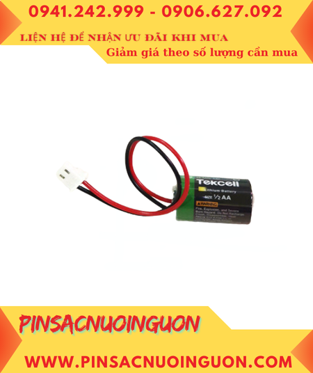 Tekcell SB-AA02; Pin nuôi nguồn PLC Tekcell SB-AA02 lithium 3.6v 1/2AA 1200mAh _Xuất xứ Hàn Quốc