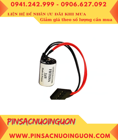 FUJI FBT030A; Pin nuôi nguồn FUJI FBT030A lithium 3.6v 1/2AA 1000mAh _Made in Japan