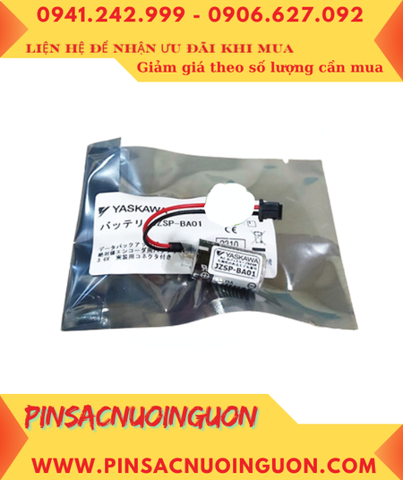 Yaskawa JZSP-BA01; Pin nuôi nguồn PLC Yaskawa JZSP-BA01 lithium 3.6v 1/2AA 1000mAh _Xuất xứ Nhật