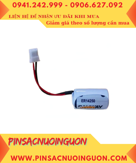RAMWAY ER14250 (ZẮC CẮM); Pin nuôi nguồn RAMWAY ER14250 3.6v 1/2AA 1200mAh chính hãng