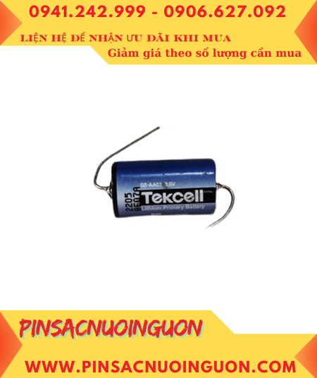 Tekcell SB-AA02, Pin nuôi nguồn PLC Tekcell SB-AA02 Lithium 3.6v 1/2AA 1200mAh, Xuất xứ Hàn Quốc