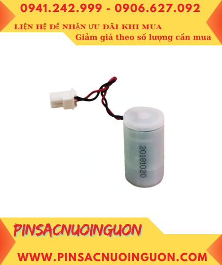 Pin ER14250, Pin nuôi nguồn PLC DELTA ER14250 lithium 3.6v 1/2AA 1200mAh (đóng thộp như hình)