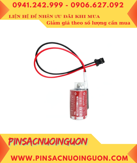 Pin Maxell ER3; Pin nuôi nguồn PLC Maxell ER3 lithium 3.6v 1/2AA 1100mAh _Xuất xứ Nhật