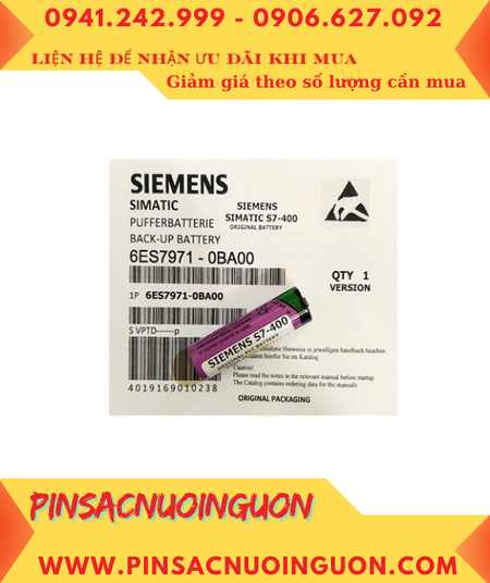 Pin Siemens S7-400; Pin S7-400; Pin nuôi nguồn PLC Siemens S7-400 lithium 3.6v AA 2400mAh _Xuất xứ Israel