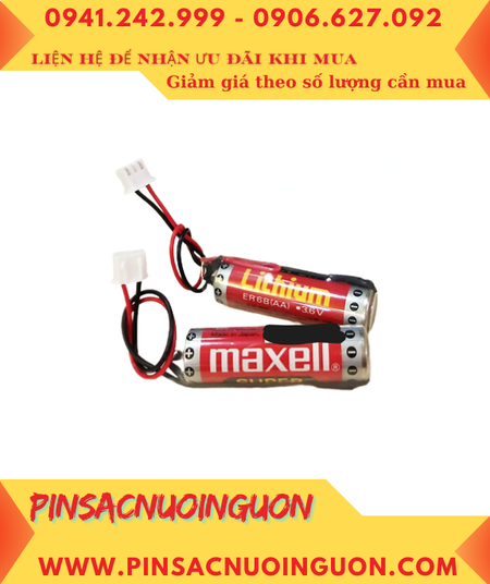 Maxell ER6B, Pin nuôi nguồn PLC Maxell ER6B SUPER Lithium 3.6v AA1800mAh chính hãng _Xuất xứ Nhật
