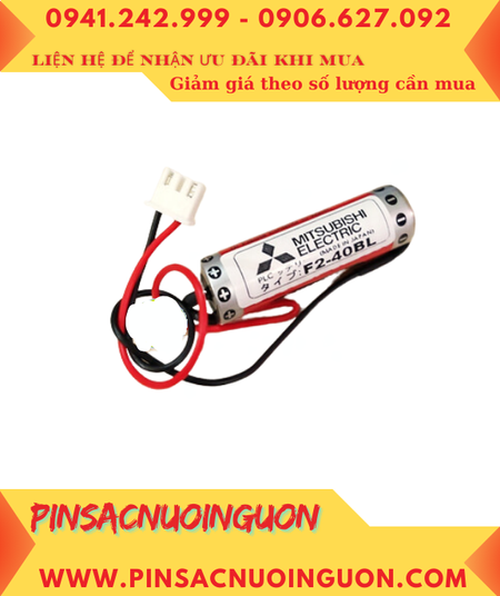 Mitsubishi F2-40BL; Pin nuôi nguồn Mitsubishi F2-40BL dòng SUPER LITHIUM 3.6v AA 1800mAh _Xuất xứ Nhật