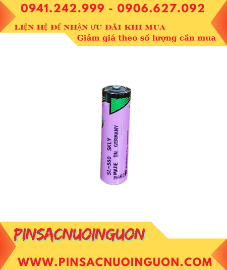 Tadiran SL-560; Pin nuôi nguồn Tadiran SL-560 lithium 3.6V AA 1800mAh (chịu nhiệt cao đến 125℃)