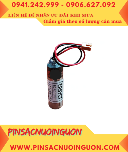 Pin OMRON ER6VCT, Pin nuôi nguồn PLC OMRON ER6VCT lithium 3.6v 2000mAh chính hãng /Xuất xứ NHẬT