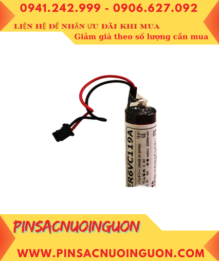 Mitsubishi ER6VC119A; Pin nuôi nguồn Mitsubishi ER6VC119A lithium 3.6v AA 2000mAh _Xuất xứ Nhật