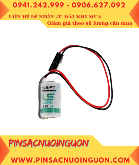 Pin LS14250 _Pin Saft LS14250; Pin nuôi nguồn Saft LS14250 lithium 3.6v 1/2AA 1200mAh _Xuất xứ Pháp