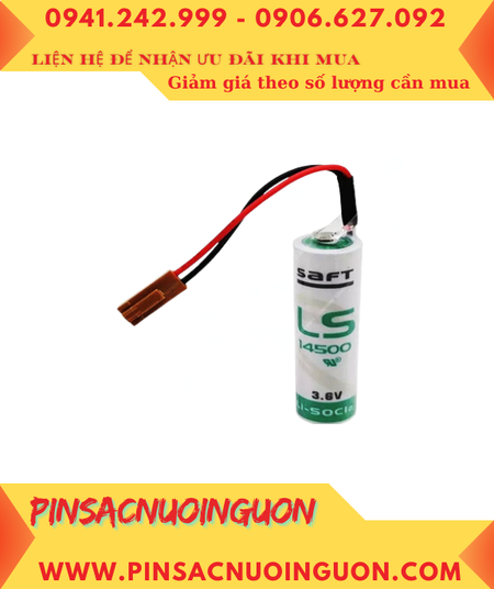 Pin Saft LS14500 _Pin LS14500; Pin nuôi nguồn PLC Saft LS14500 lithium 3.6v AA 2600mAh _Xuất xứ Pháp