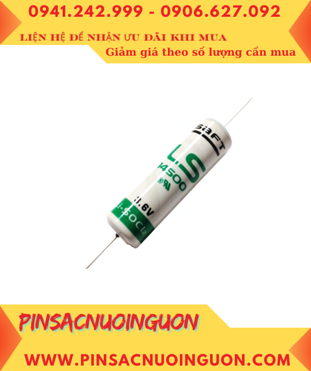 Pin Saft LS14500 _Pin LS14500; Pin nuôi nguồn PLC Saft LS14500 lithium 3.6v AA 2600mAh _Xuất xứ Pháp