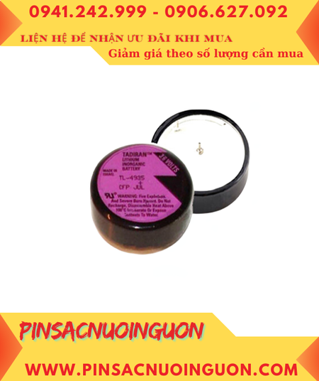 Pin Tadiran TL-4935; Pin nuôi nguồn Tadiran TL-4935 Lithium 3.6V 1/6D 1700mAh _Xuất xứ Israel