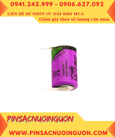Pin TL-5902; Pin Tadiran TL-5902; Pin nuôi nguồn Tadiran TL-5902 lithium 3.6v 1/2AA 1200mAh _Xuất xứ Israel