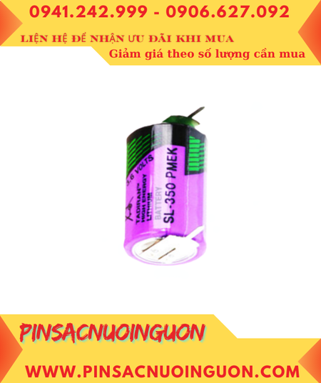 Pin Tadiran SL-350; Pin nuôi nguồn PLC Tadiran SL-350 lithium 3.6v 1/2AA 1200mAh _Made in Israel