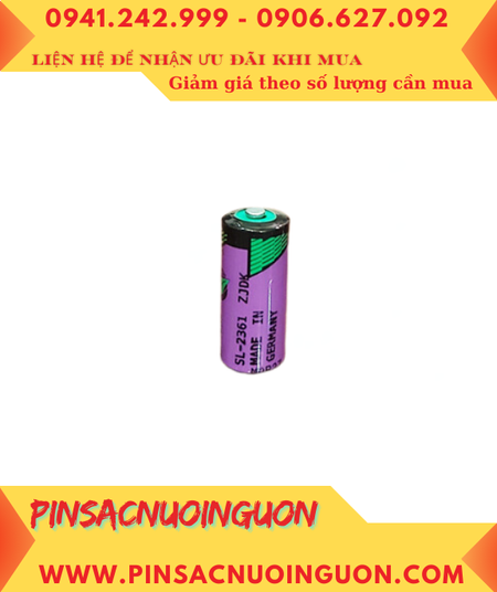 Tadiran SL-2361, Pin nuôi nguồn Tadiran SL-2361 lithium 3.6V 2/3AA 1650mAh chính hãng /Xuất xứ Israel