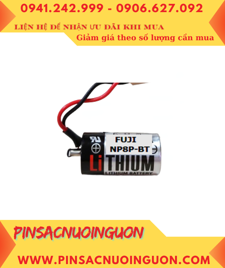 Fuji NP8P-BT; Pin nuôi nguồn Fuji NP8P-BT lithium 3.6V 1/2AA 1000mAh chính hãng _Xuất xứ Nhật