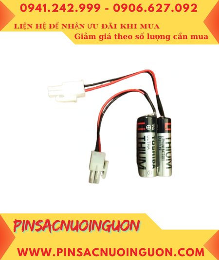 Toshiba ER6V; Pin nuôi nguồn PLC Toshiba ER6V lithium 3.6v AA 2000mAh chính hãng _Xuất xứ Nhật