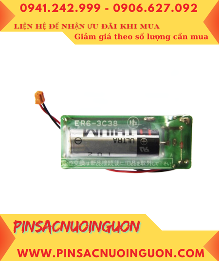 Pin nuôi nguồn Toshiba ER6-3C38 SF16915 battery for Akatsuki Seiki FGBB631BDL-72X flow meter