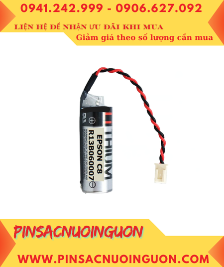 Toshiba ER17500V, Pin nuôi nguồn PLC EPSON R13B060007 ER17500V ESPON C8 LSSerial robot