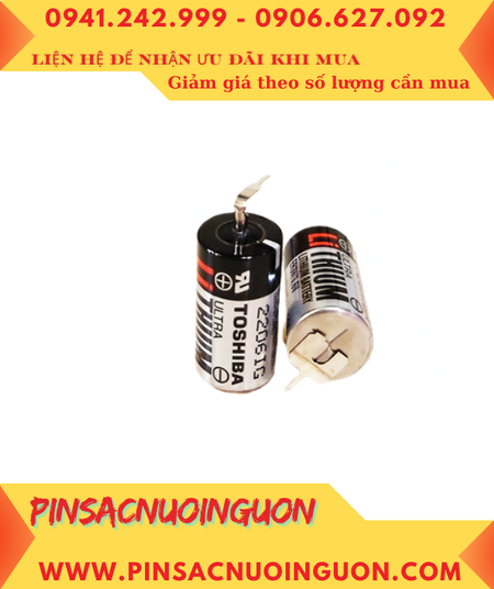Toshiba ER17330V, Pin nuôi nguồn PLC Toshiba ER17330V lithium 3.6v 1700mAh chính hãng, Xuất xứ Nhật