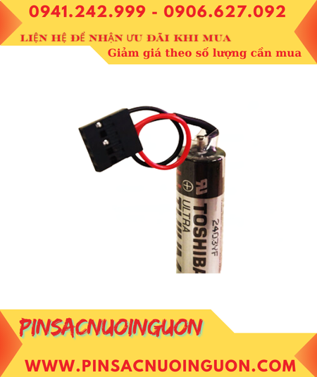 Toshiba ER6VC3N (chuẩn Châu Âu EU) Pin nuôi nguồn lithium 3.6v AA 2000mAh chính hãng, Xuất xứ Nhật