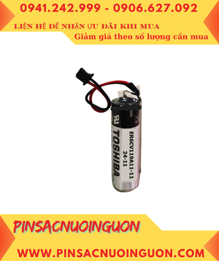 Toshiba ER6VC119A11-1; Pin nuôi nguồn PLC Toshiba ER6V lithium 3.6v AA 2000mAh, Xuất xứ Nhật