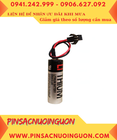 Toshiba ER6V (Zắc OTC đen) Pin nuôi nguồn Toshiba ER6VOTC lithium 3.6v AA 2000mAh, Xuất xứ Nhật