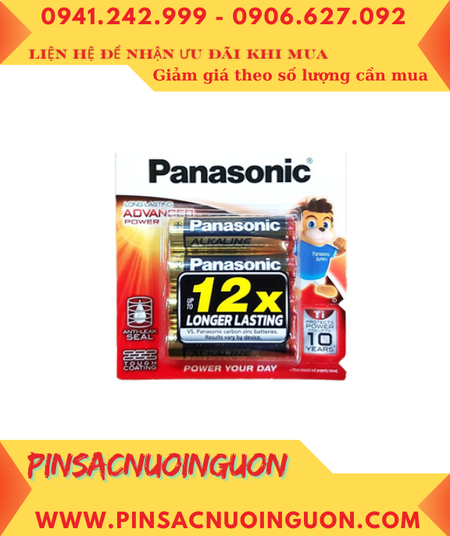Pin nuôi nguồn AA 1,5V Alkaline Panasonic LR6T/4B chính hãng Panasonic Made in Thailand