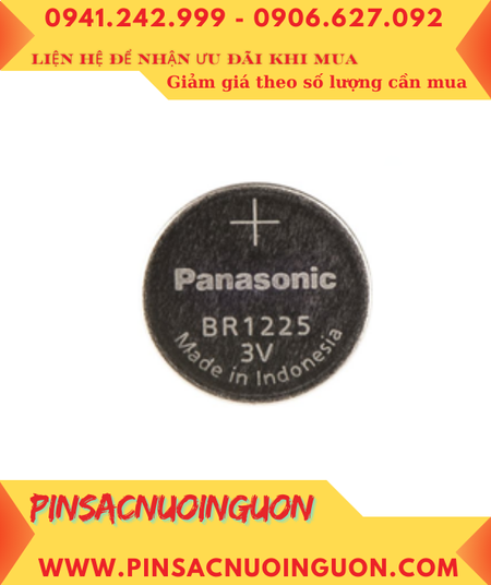 Pin BR1225 _Pin Panasonic BR1225; Pin nuôi nguồn PLC Panasonic BR1225 lithium 3.0v -Made in Indonesia