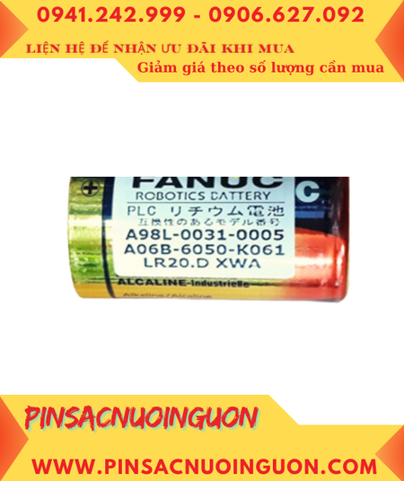 A98L-0031-0005; Pin nuôi nguồn FANUC A98L-0031-0005 Alkaline 1.5v _Xuất xứ Bỉ
