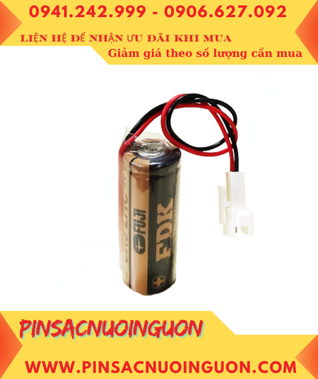 FUJI CR8.LHC, Pin nuôi nguồn FUJI CR8.LHC lithium 3v 4/5A 3000mAh chính hãng, Xuất xứ NHẬT