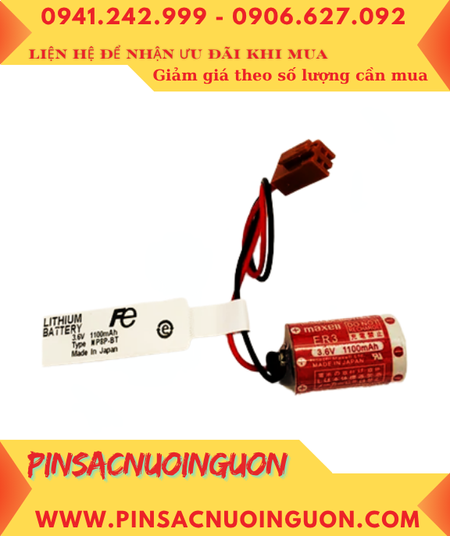 FUJI FBT020A; Pin nuôi nguồn FUJI FBT020A lithium 3.6v 1/2AA 1000mAh chính hãng, Xuất xứ Nhật