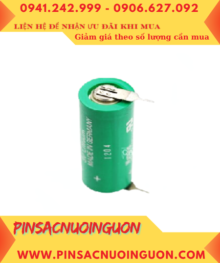 Pin Varta CR2/3AA _Pin CR2/3AA; Pin nuôi nguồn PLC Varta CR2/3AA 1350mAh _ Made in Germany (Đức)