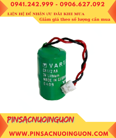 Pin Varta CR1/2AA _Pin CR1/2AA; Pin nuôi nguồn PLC Varta CR1/2AA 1/2AA 950mAh _Made in Germany
