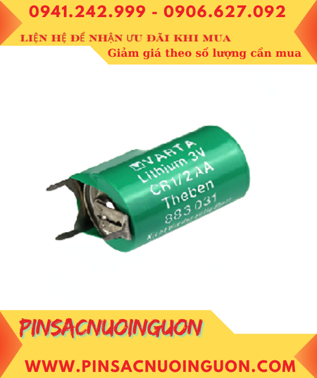 Pin Varta CR1/2AA _Pin CR1/2AA; Pin nuôi nguồn PLC Varta CR1/2AA 1/2AA 950mAh _Made in Germany