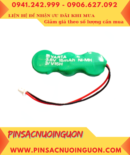 Pin 3/v15h(3.6V-15mAh); Pin sạc Varta 3/v15h(3.6V-15mAh); Pin nuôi nguồn PLC Varta 3/v15h(3.6V-15mAh)