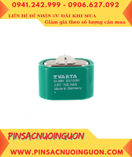 Pin sạc 3/V150H (3.6v-150mAh); Pin nuôi nguồn PLC Varta 3/V150H (3.6v-150mAh) _Made in Germany