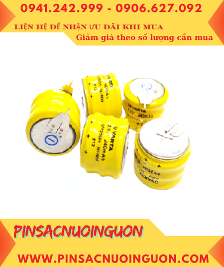 Pin sạc NiMh NiCd Varta 3/V250H (3.6v-250mAh); Pin nuôi nguồn PLC Varta 3/V250H (3.6v-250mAh)