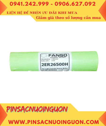 FANSO 2ER26500H (2 viên ghép), Pin nuôi nguồn FANSO 2ER26500H lithium 3.6v