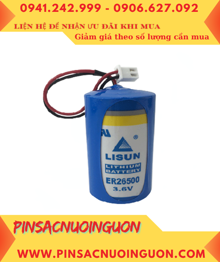 Lisun ER26500; Pin nuôi nguồn Lisun ER26500 lithium 3.6v C 9000mAh chính hãng