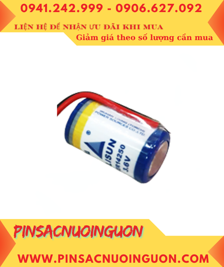 Lisun ER14250; Pin nuôi nguồn Lisun ER14250 lithium 3.6v 1/2AA 1200mAh chính hãng