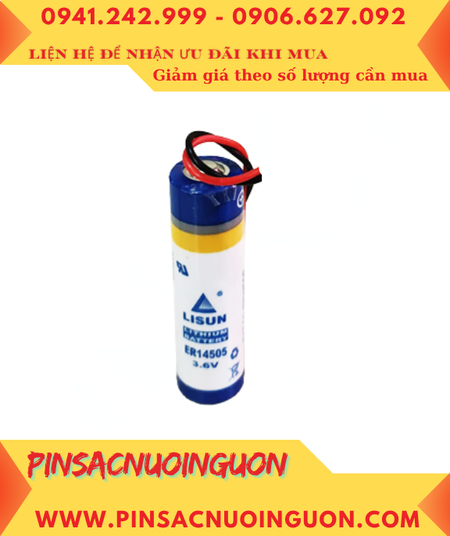Lisun ER14505 (Zắc Ph2.0-2P); Pin nuôi nguồn Lisun ER14505 lithium 3.6v AA 2600mAh chính hãng