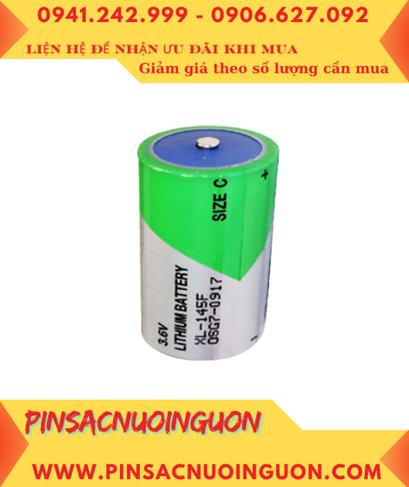 XENO XL-145F; Pin nuôi nguồn PLC XENO XL-145F lithium 3.6v C 8500mAh _Xuất xứ Hàn Quốc