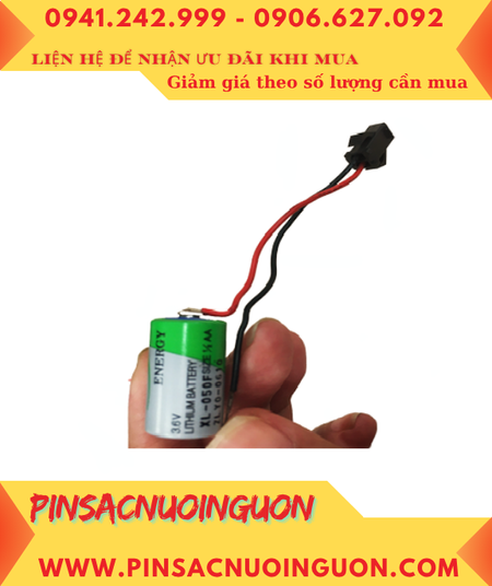 XENO XL-050F (ZẮC ĐEN); Pin nuôi nguồn XENO XL-050F lithium 3.6v 1/2AA 1200mAh _Xuất xứ Hàn Quốc