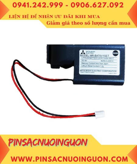 Mitsubishi MR-J4BAT; Pin nuôi nguồn Mitsubishi MR-J4BAT lithium 6v chính hãng _Xuất xứ Nhật
