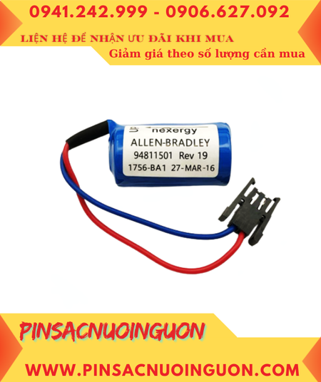 Allen Bradley AB1756-BA1; Pin nuôi nguồn Allen Bradley AB1756-BA1 chính hãng, Xuất xứ NHẬT